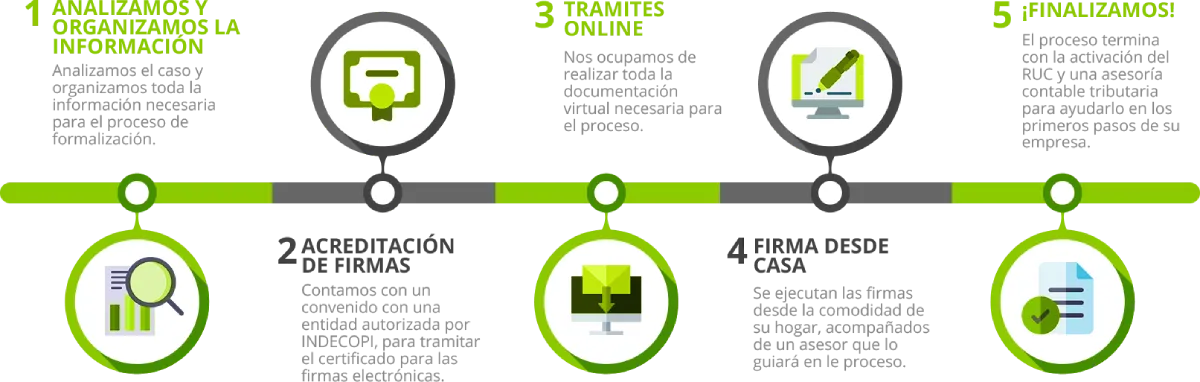 Proceso de constitución Online